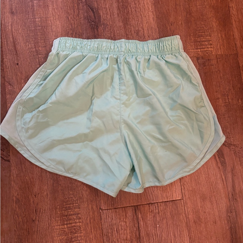 Nike Women's Mint Green Athletic Shorts